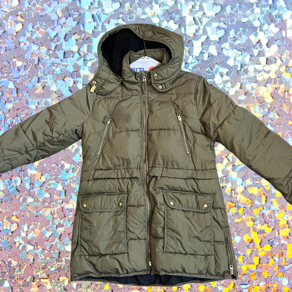 J.Crew Chateau Puffer Jacket with PrimaLoft insulation